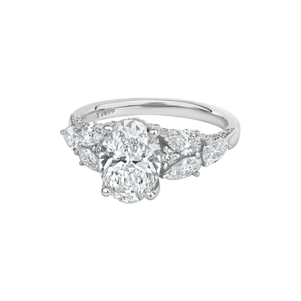 Taylor Lab Grown Diamond Engagement Ring in 14K White Gold (3 1/3 ct. tw.) – Image 4 of 4