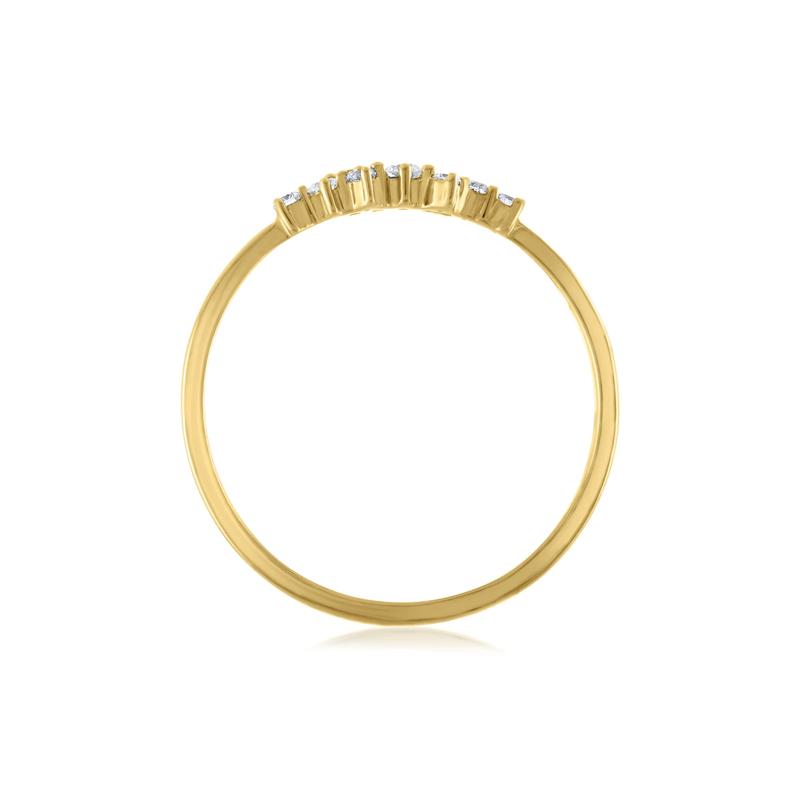 Diamond Ring in 14K Yellow Gold &#40;1/7 ct. tw.&#41; – Image 2 of 3