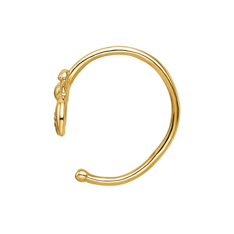 Bumble Bee Cuff Cartilage Jewelry in 14K Yellow Gold, 18 Gauge – Image 2 of 3