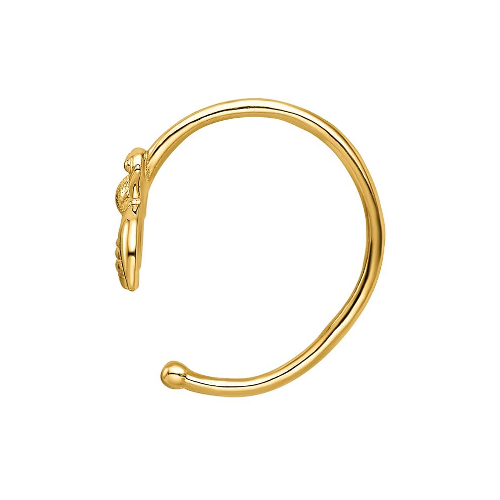 Bumble Bee Cuff Cartilage Jewelry in 14K Yellow Gold, 18 Gauge – Image 2 of 3