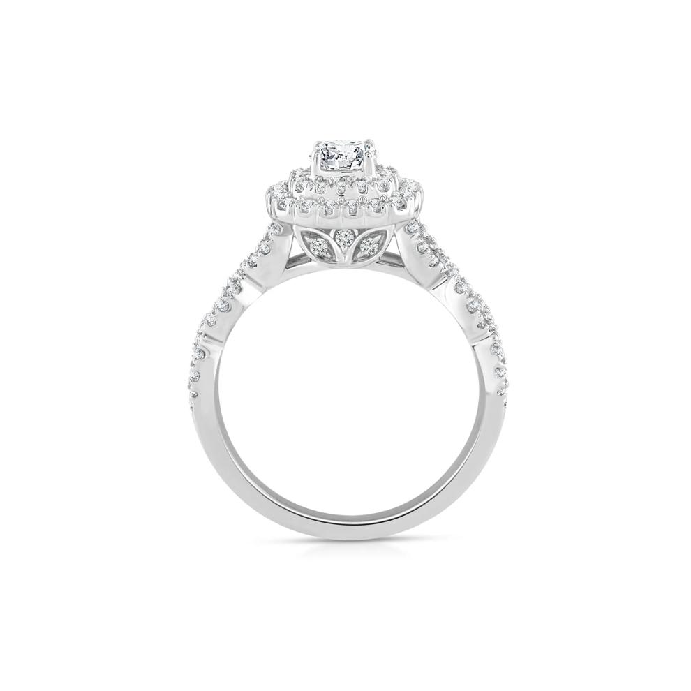 Lab Grown Diamond Engagement Ring in 10K White Gold (1 ct. tw.) – Image 2 of 3
