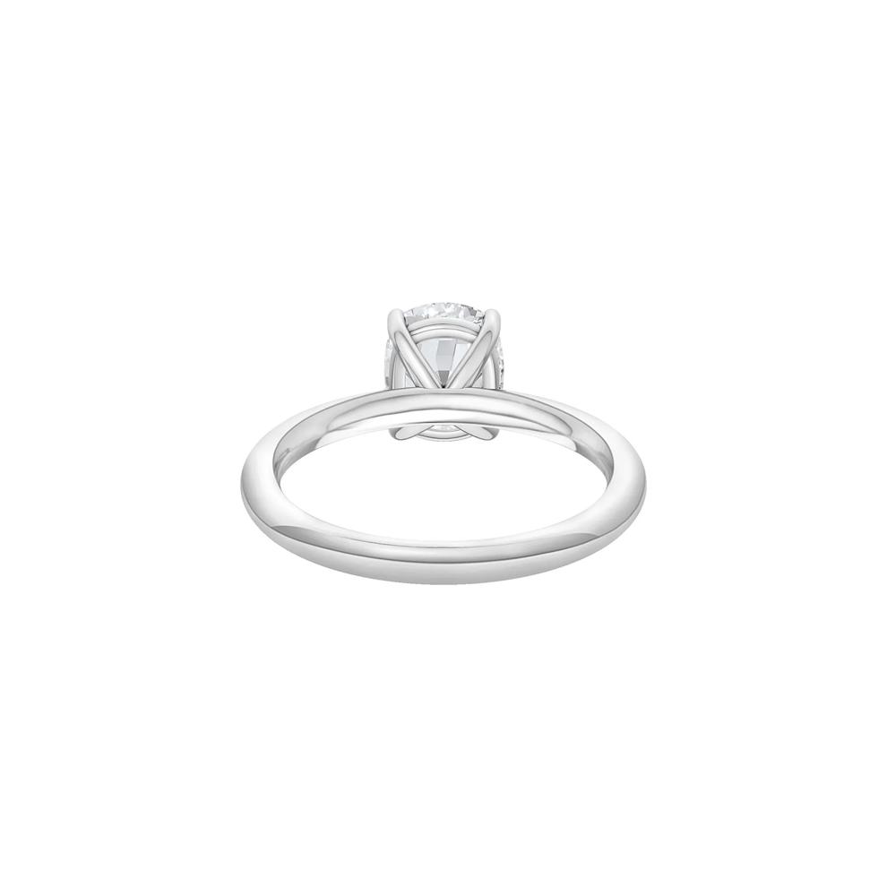Lab Grown Diamond Elongated Cushion-Cut Engagement Ring in 14K White Gold (1 1/2 ct. tw.) – Image 4 of 4