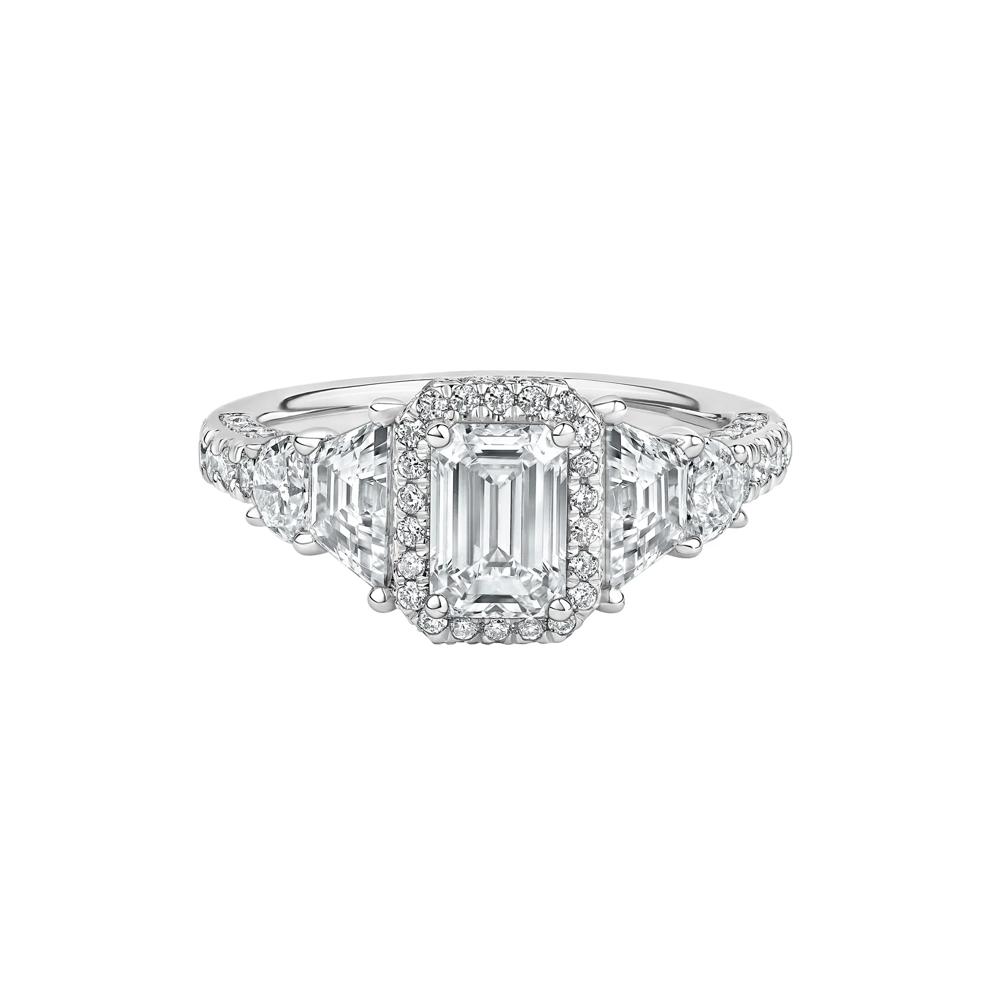 Hailey Lab Grown Diamond Engagement Ring in 14K White Gold (3 ct. tw.) – Image 1 of 5