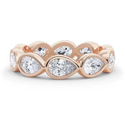 Diamond Bezel Pear-Cut Eternity Band in 14K Rose Gold (2 1/4 ct. tw.)