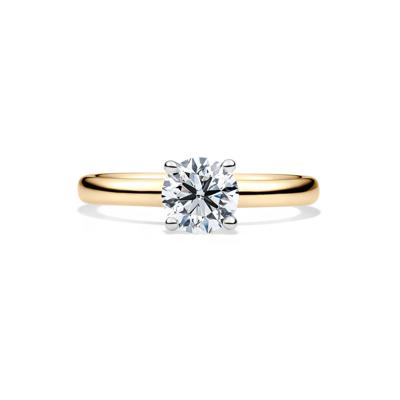 Diamond Round Brilliant Cut Solitaire Engagement Ring in 14K Yellow Gold (1 ct.)