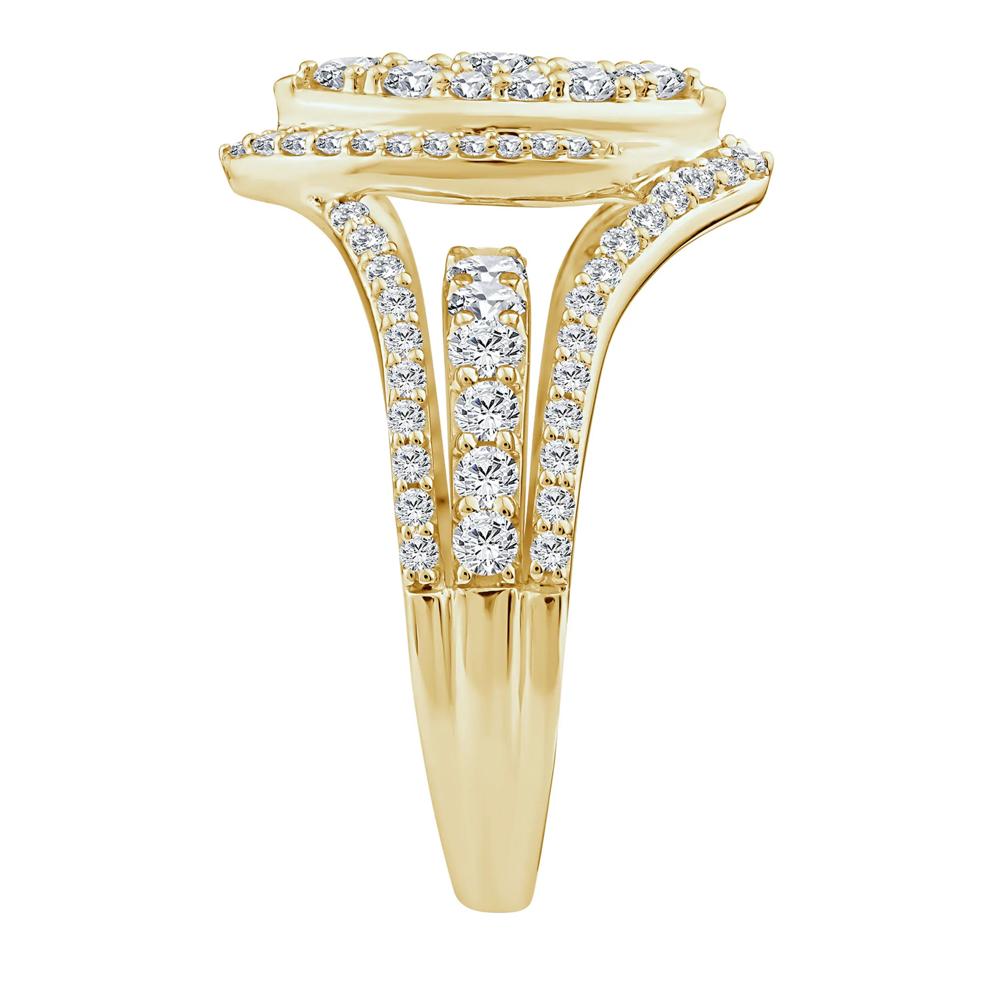 Diamond Composite Engagement Ring in 10K Yellow Gold (1 1/2 ct. tw.) – Image 3 of 3