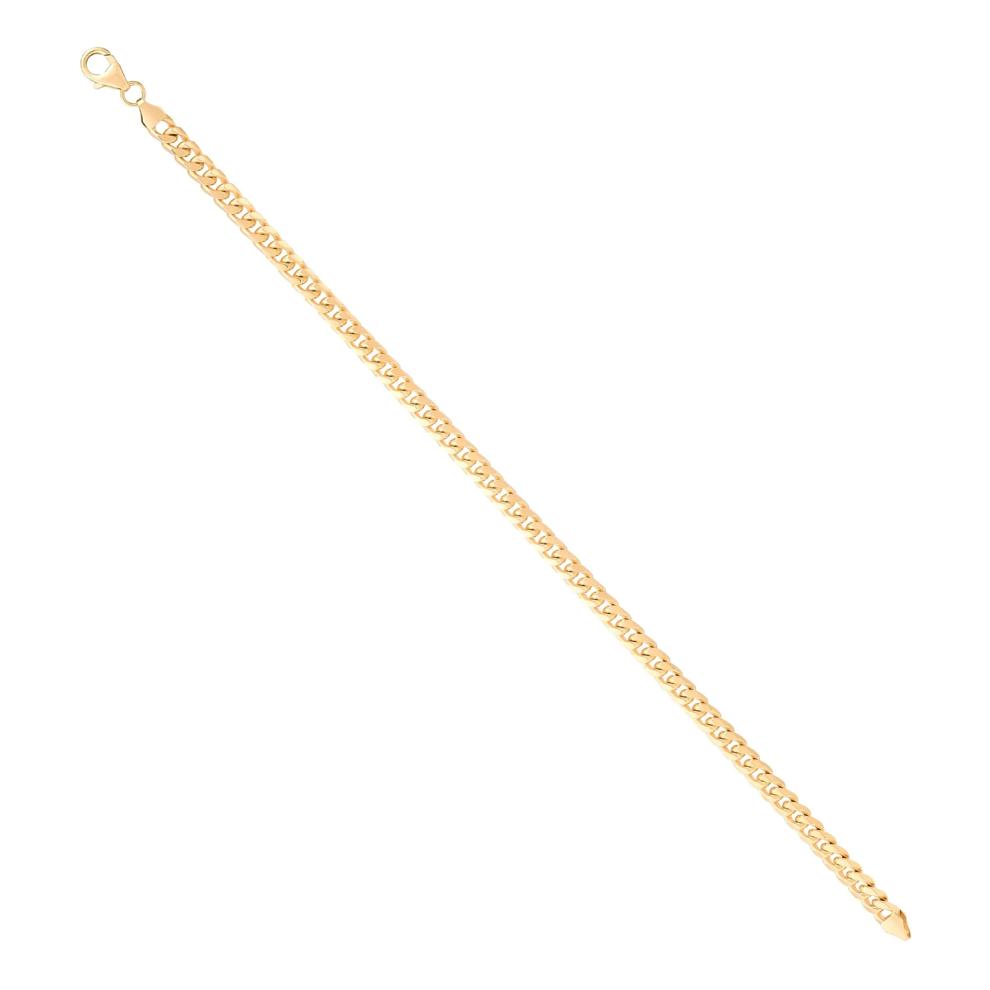 Domed Cuban Bracelet in 14K Yellow Gold – Image 3 of 3