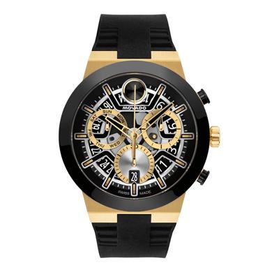 Gent's Fusion Watch With Black Silicone Strap