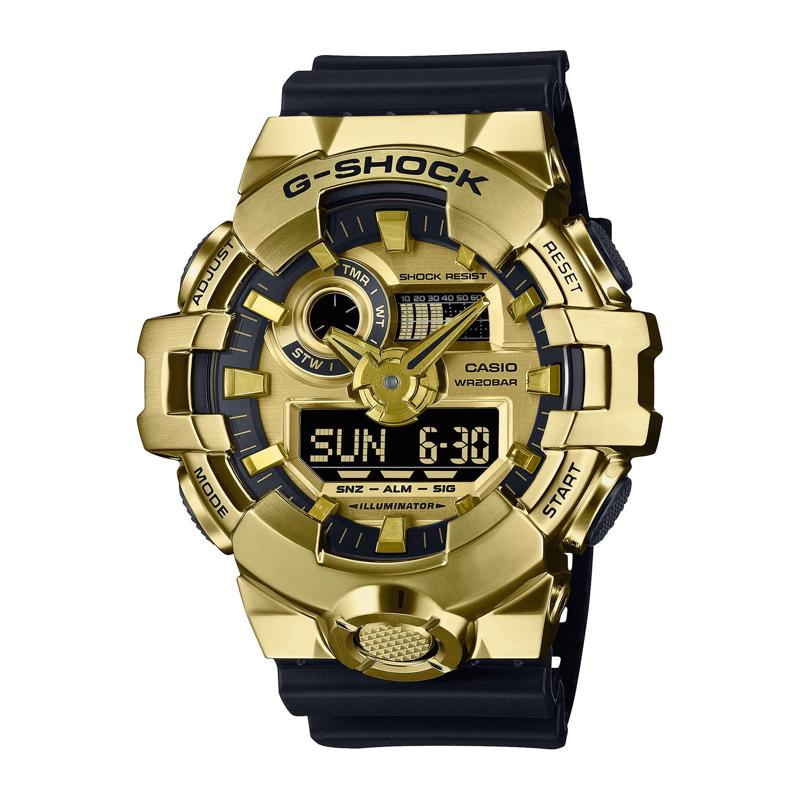 Men&#39;s G-Steel Watch in Black and Gold Resin – Image 1 of 3