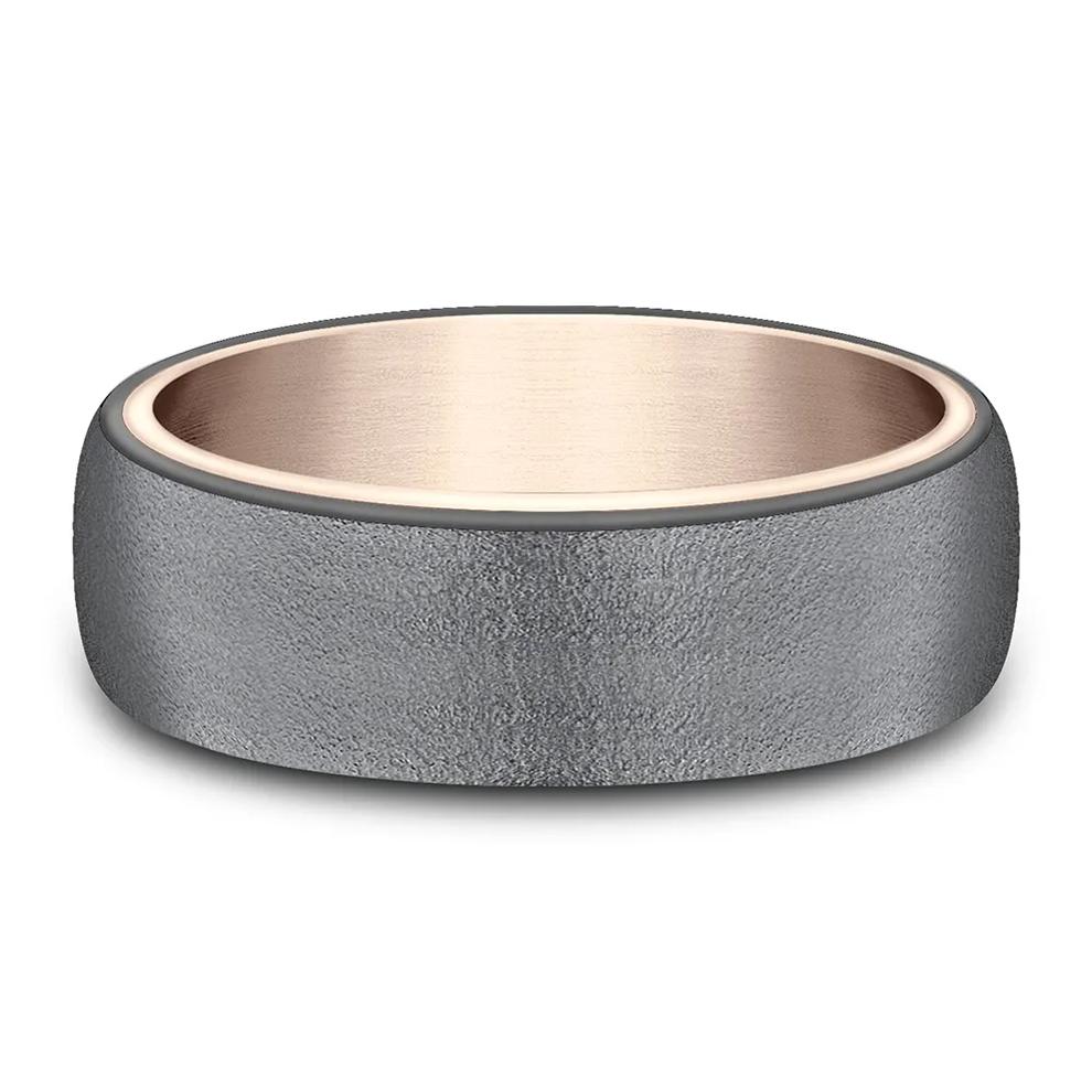 Men's Band in Tantalum &amp; 14K Rose Gold – Image 1 of 3