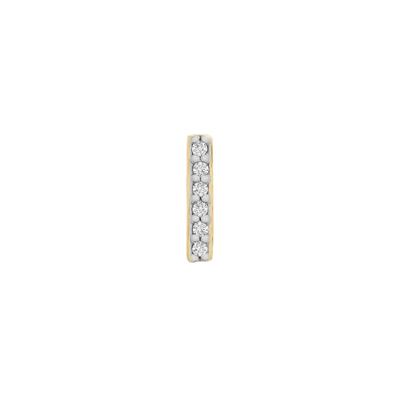 Single Diamond Stud Earring Bar