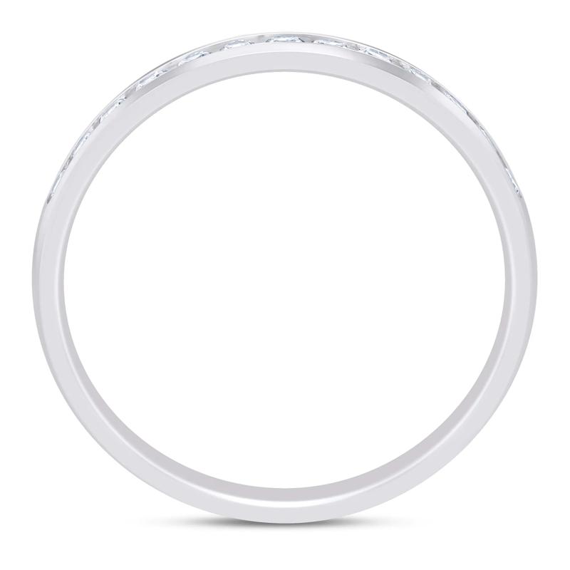 Lab Grown Diamond Channel-Set Band in Platinum &#40;1/4 ct. tw.&#41; – Image 2 of 3