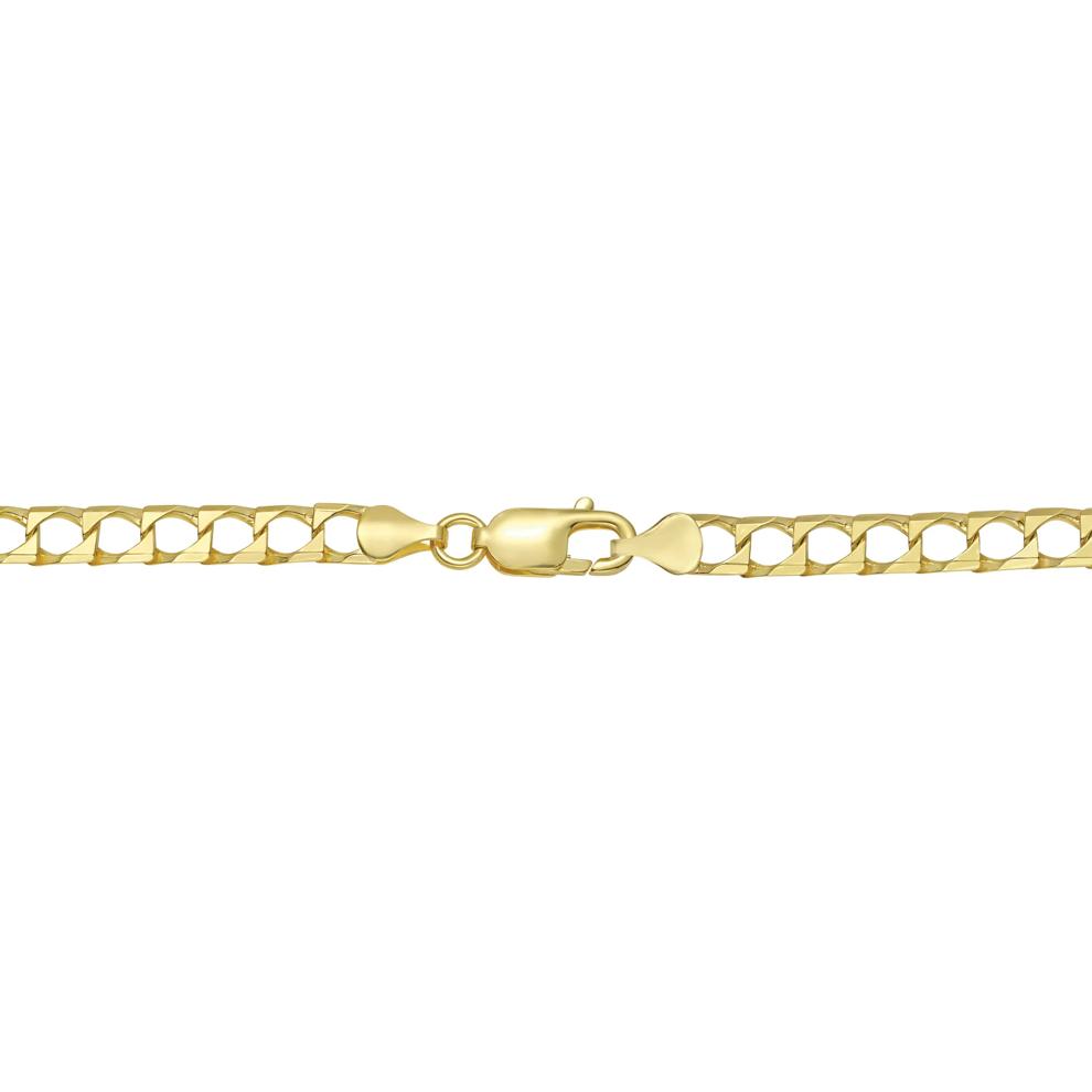 Fancy Link Chain Necklace in 14K Yellow, 6MM, 20" – Image 2 of 3