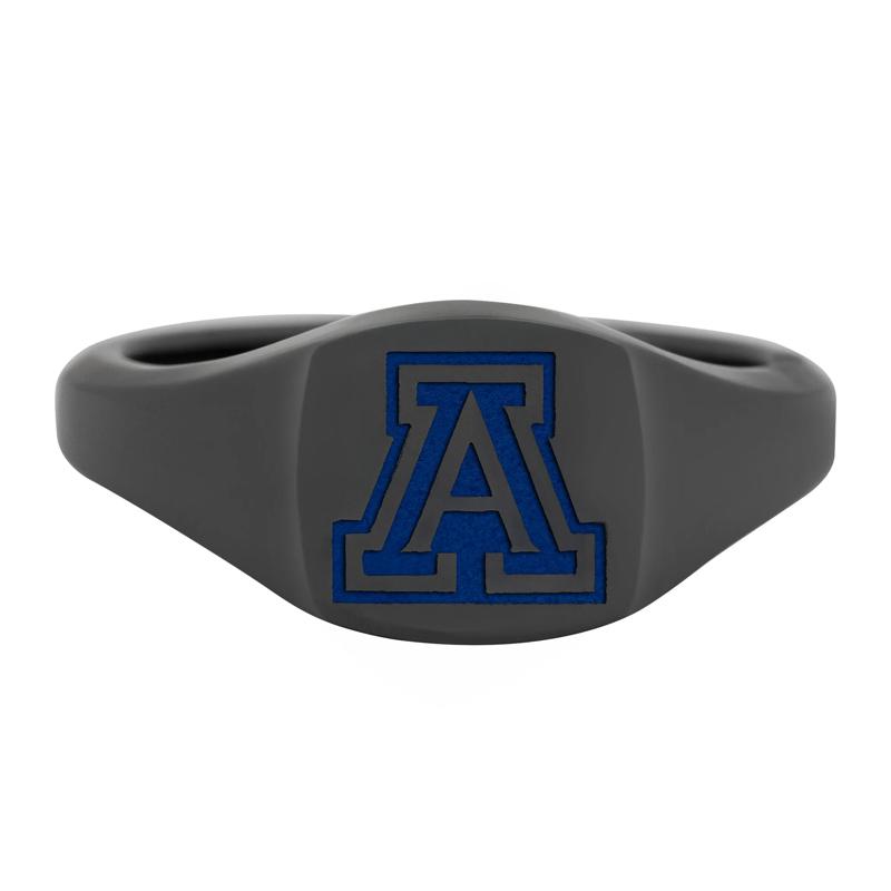 University of Arizona Signet Ring in Zirconium – Image 1 of 3