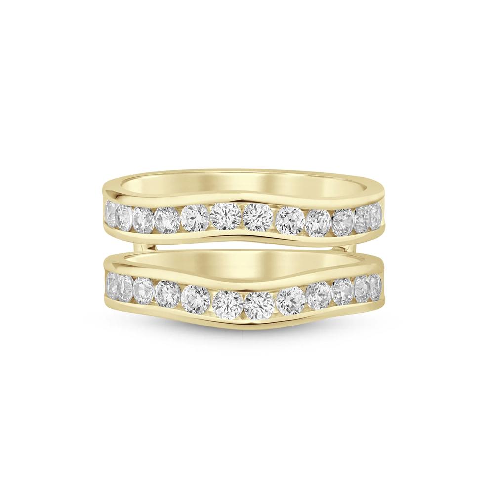 Lab Grown Diamond Channel-Set Enhancer in 14K Yellow Gold (1 ct. tw.) – Image 4 of 4