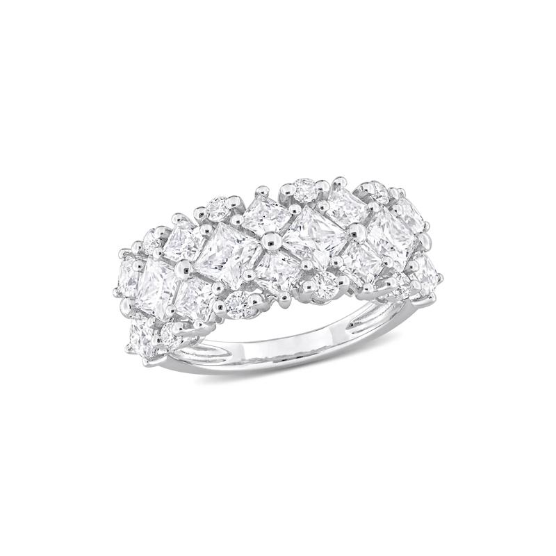 Lab-Created Moissanite Ring in Sterling Silver &#40;3 5/8 ct. dew&#41; – Image 4 of 7