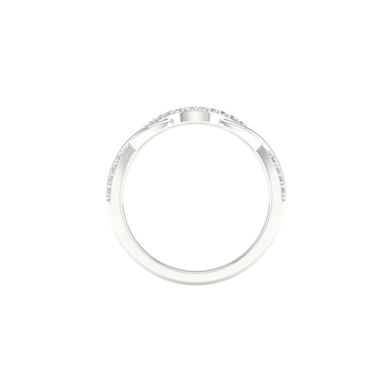 Diamond Contour Twist Band in 14K White Gold &#40;1/7 ct. tw.&#41; – Image 2 of 4