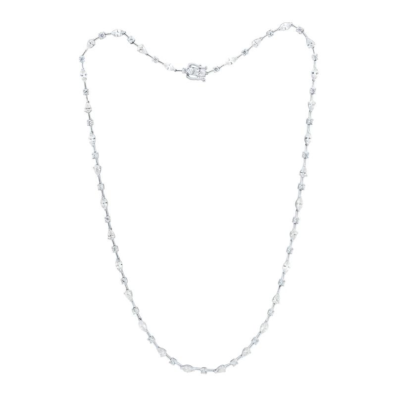 Lab Grown Diamond Necklace in 10K White Gold &#40;10 ct. tw.&#41; – Image 1 of 3