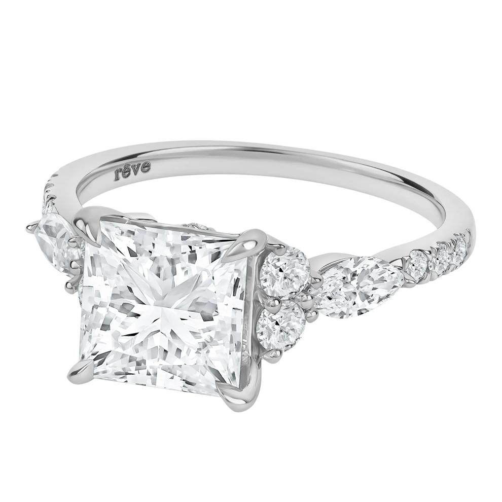 Sage Lab Grown Diamond Engagement Ring in Platinum (3 3/4 ct. tw.) – Image 5 of 5
