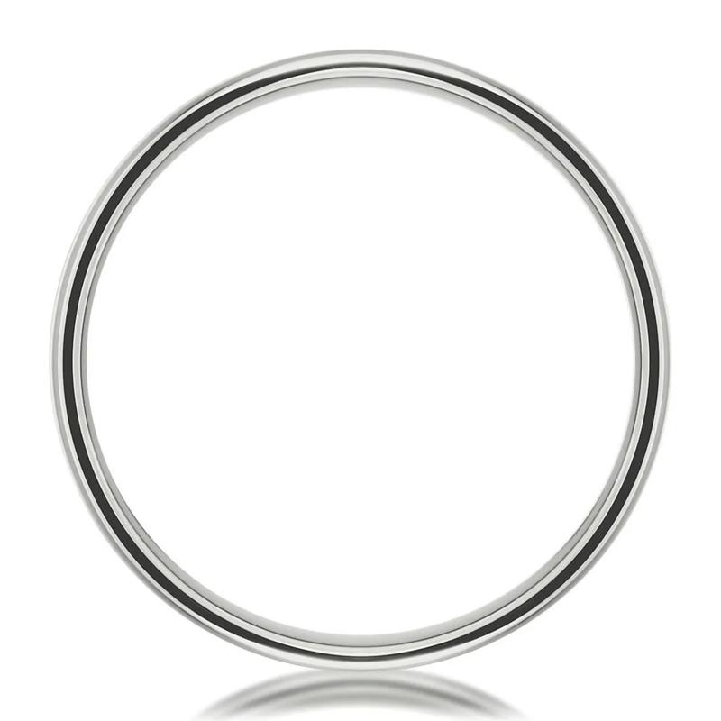 Men&#39;s Band in White Cobalt, 6.5MM – Image 2 of 3