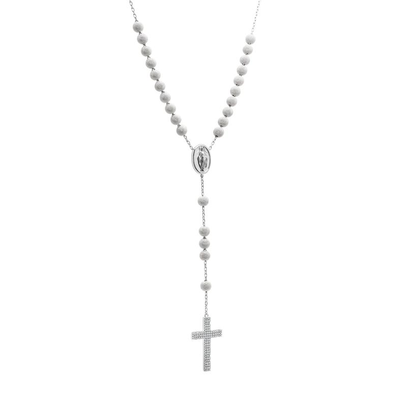 Diamond Rosary in Sterling Silver &#40;1/2 ct. tw.&#41; – Image 2 of 4