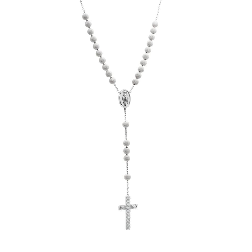 Diamond Rosary in Sterling Silver (1/2 ct. tw.) – Image 2 of 4