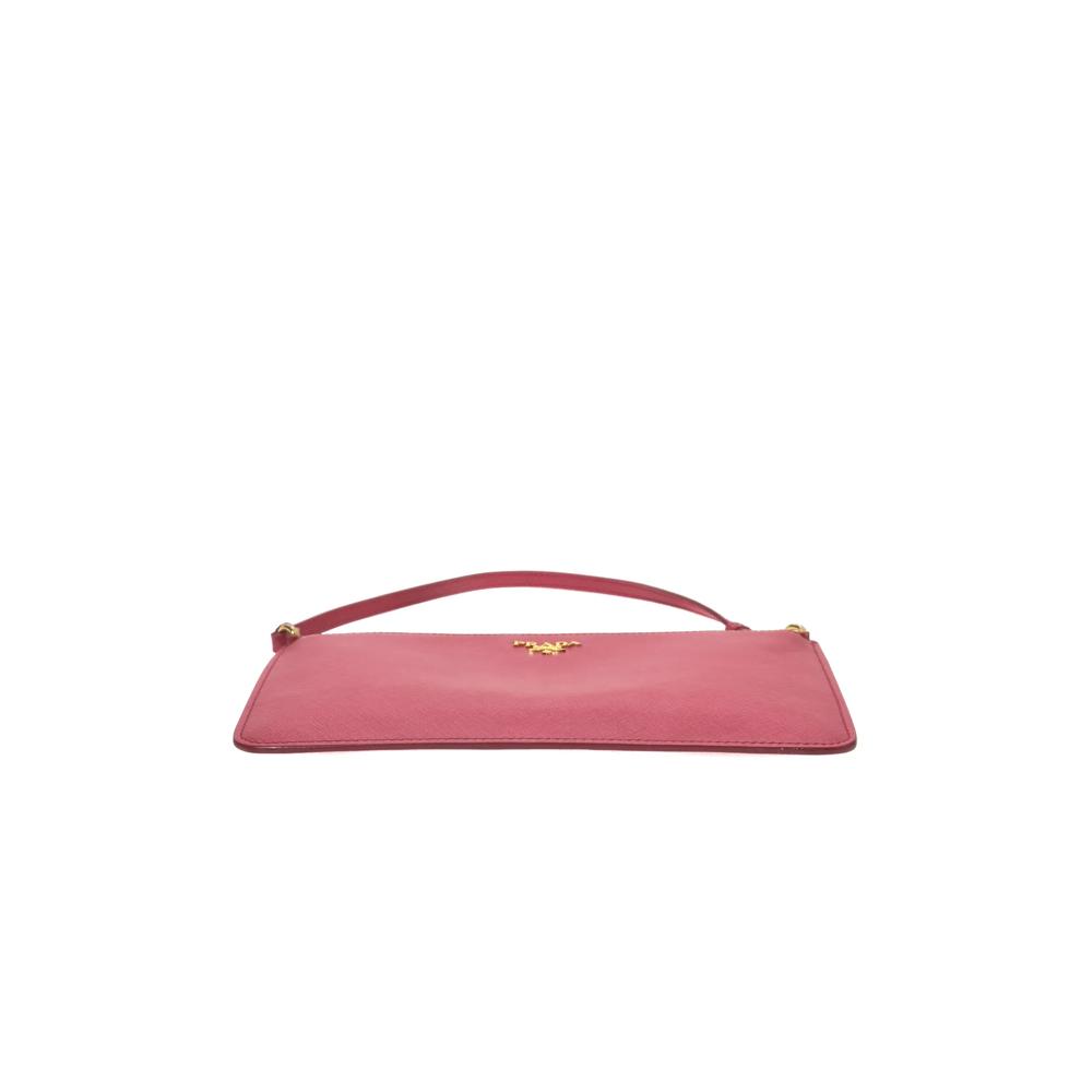 Pre-Owned Prada Saffiano Pouch Small Clutch – Image 4 of 8