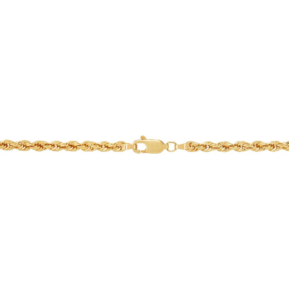 Solid Rope Chain in 14K Yellow Gold, 30" – Image 3 of 4