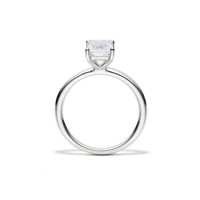 Lab Grown Diamond Emerald-Cut Solitaire Ring in Platinum &#40;2 ct.&#41; – Image 2 of 4