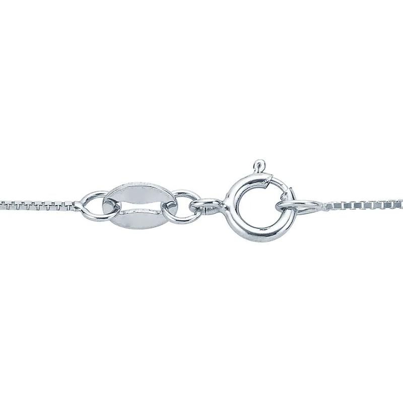 1/10 ct. tw. Diamond Heart Pendant in 10K White Gold – Image 3 of 3