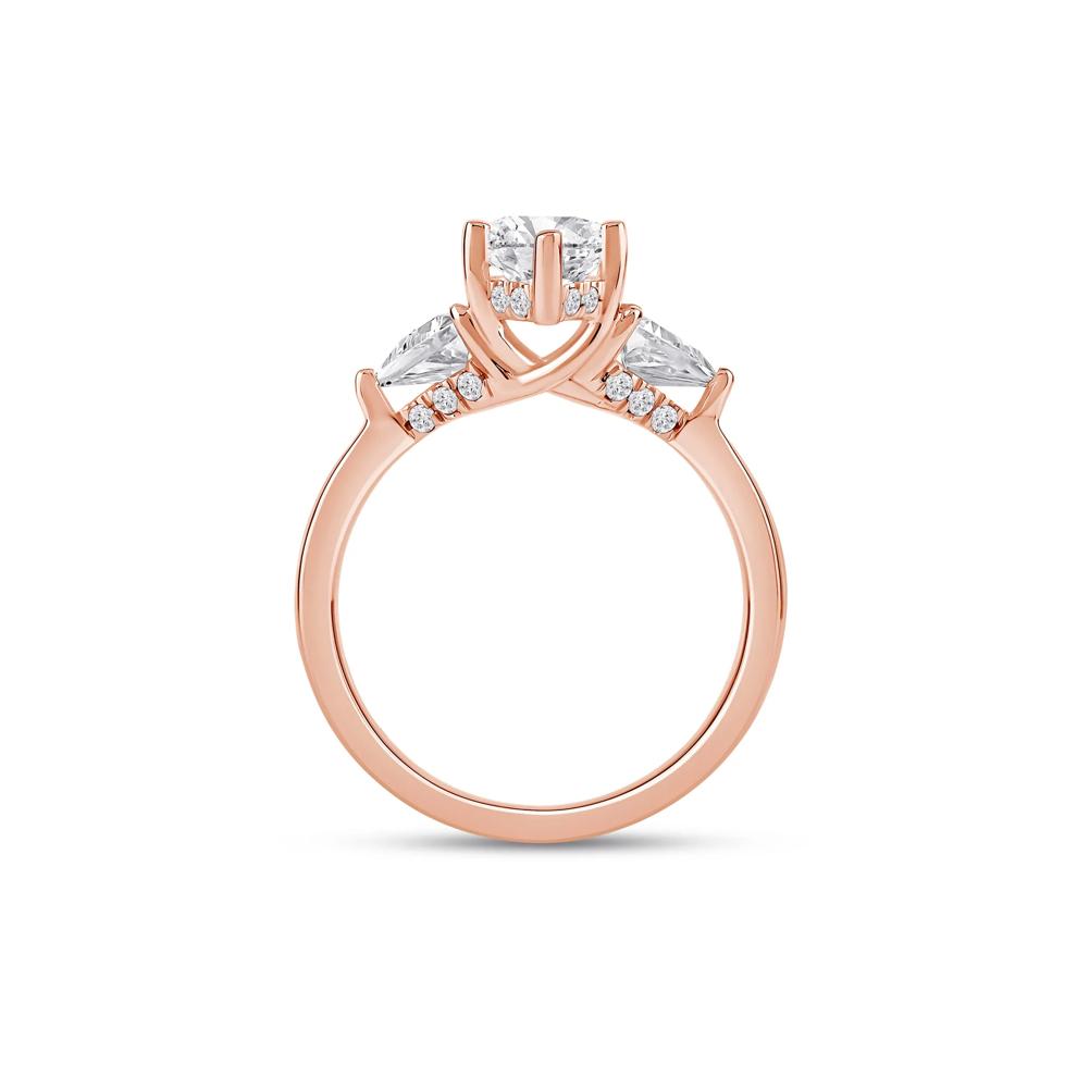 Lab Grown Diamond Emma Marquise Engagement Ring in 14K Rose Gold (2 1/2 ct. tw.) – Image 2 of 4