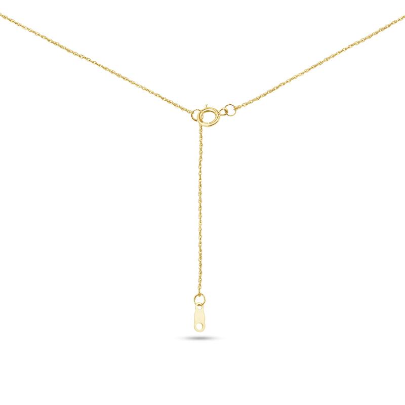Lab Grown Diamond Three-Stone Necklace in 14K Yellow Gold &#40;2 ct. tw.&#41; – Image 4 of 4
