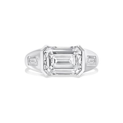 Lennox Lab Grown Diamond Emerald-Cut Center