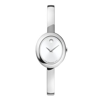 Ladies' Museum Watch With Silver Dial and Stainless Steel Bracelet