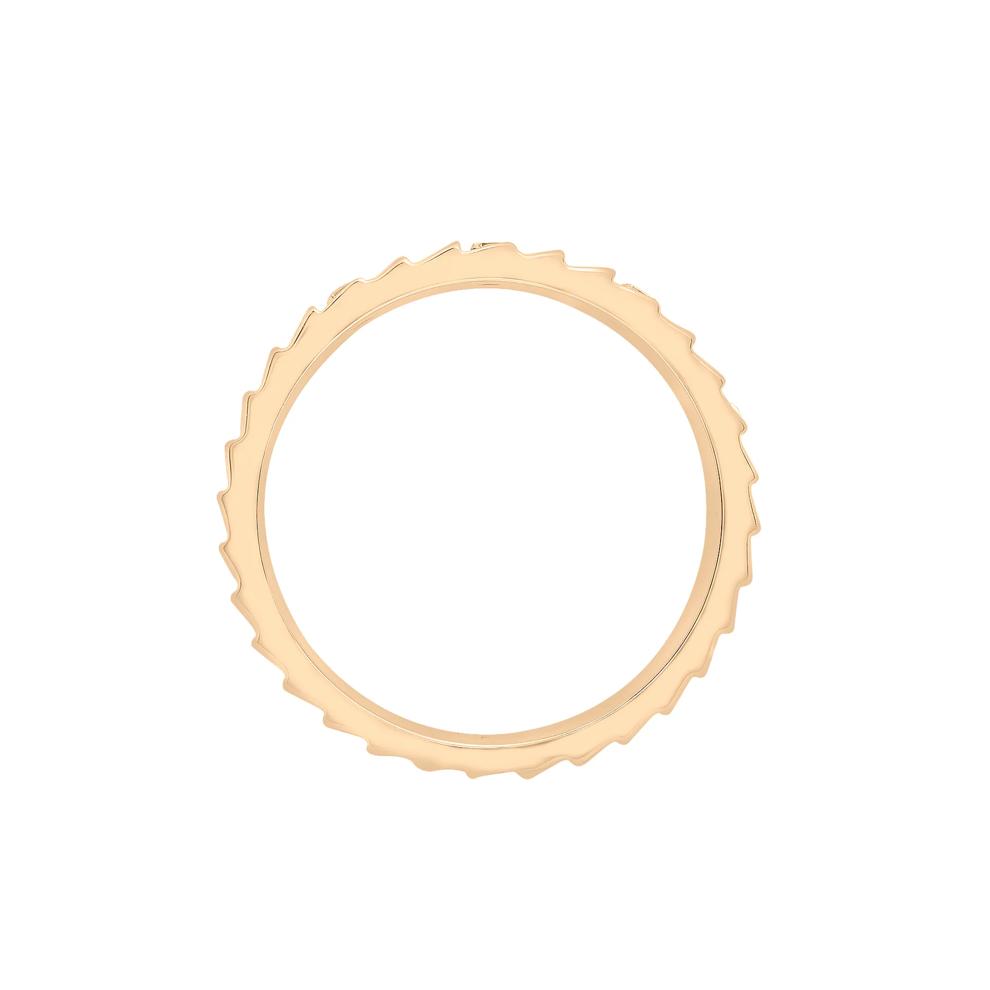 Diamond Multi-Row Ribbed Ring in Vermeil (1/7 ct. tw.) – Image 2 of 7