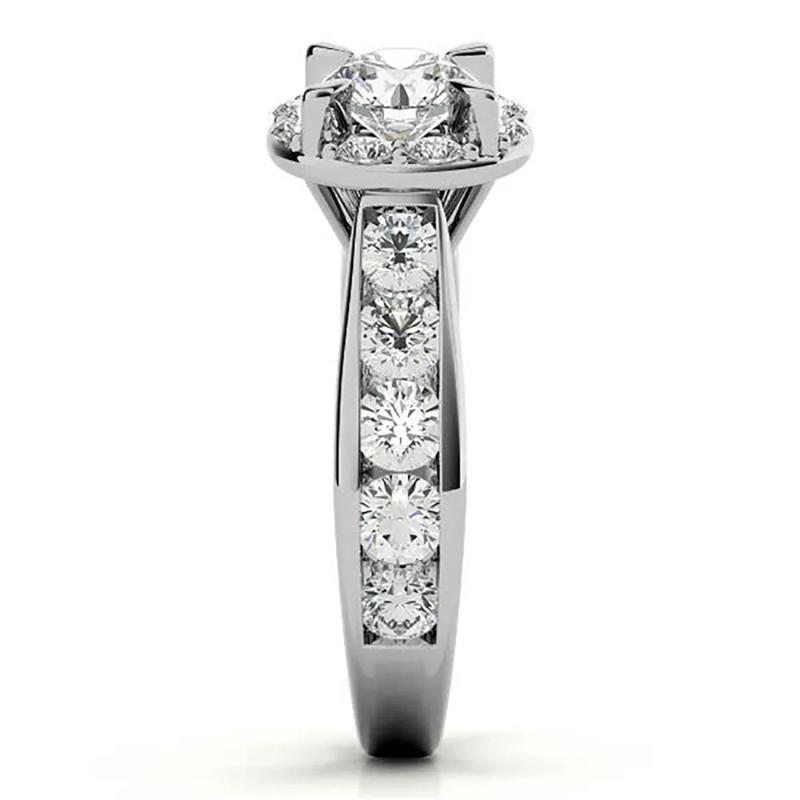 Diamond Engagement Ring in 14K White Gold &#40;2 ct. tw.&#41; – Image 3 of 3