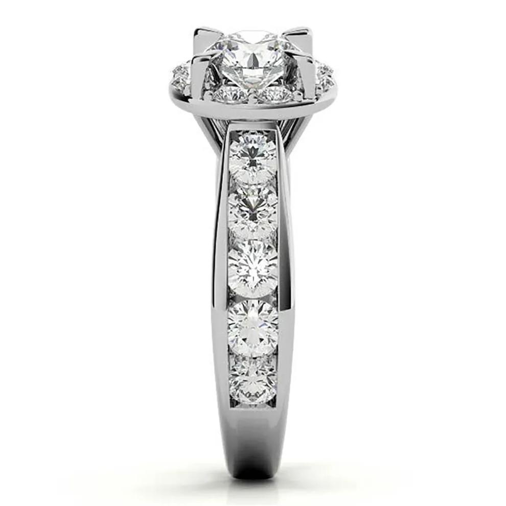 Diamond Engagement Ring in 14K White Gold (2 ct. tw.) – Image 3 of 3