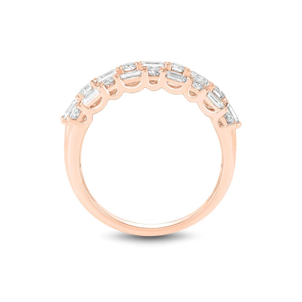 Limited Edition Lab Grown Diamond Three-Row Band in 14K Rose Gold (2 ct. tw.) – Image 2 of 3