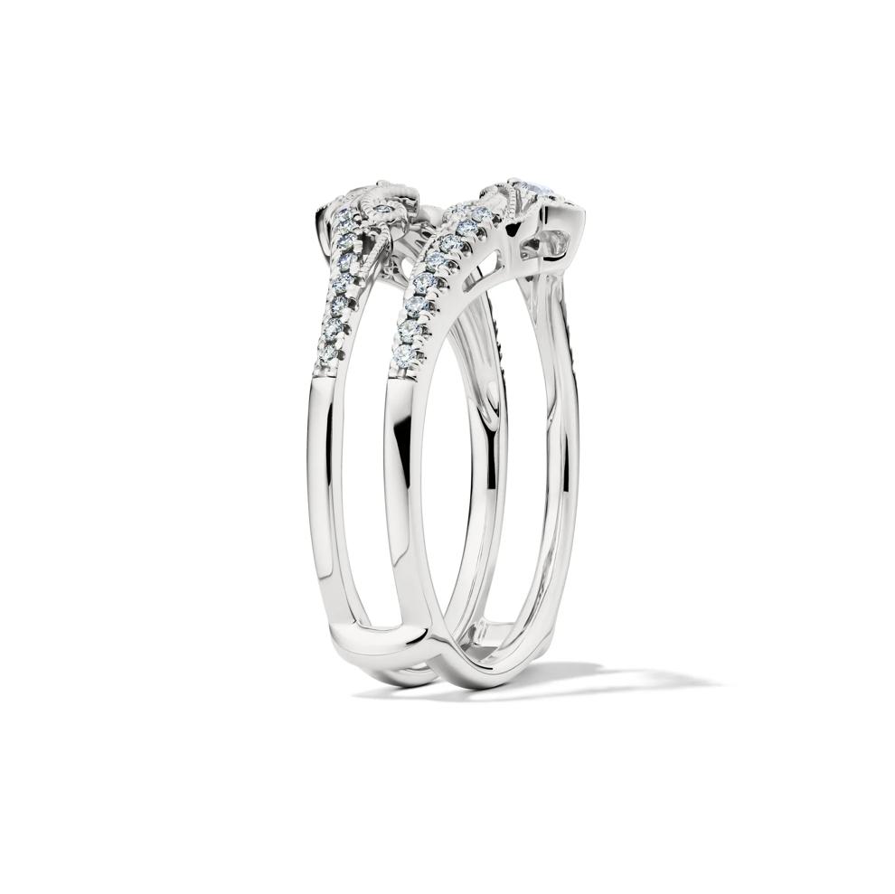 1/4 ct. tw. Diamond Ring Enhancer in 10K White Gold – Image 3 of 4