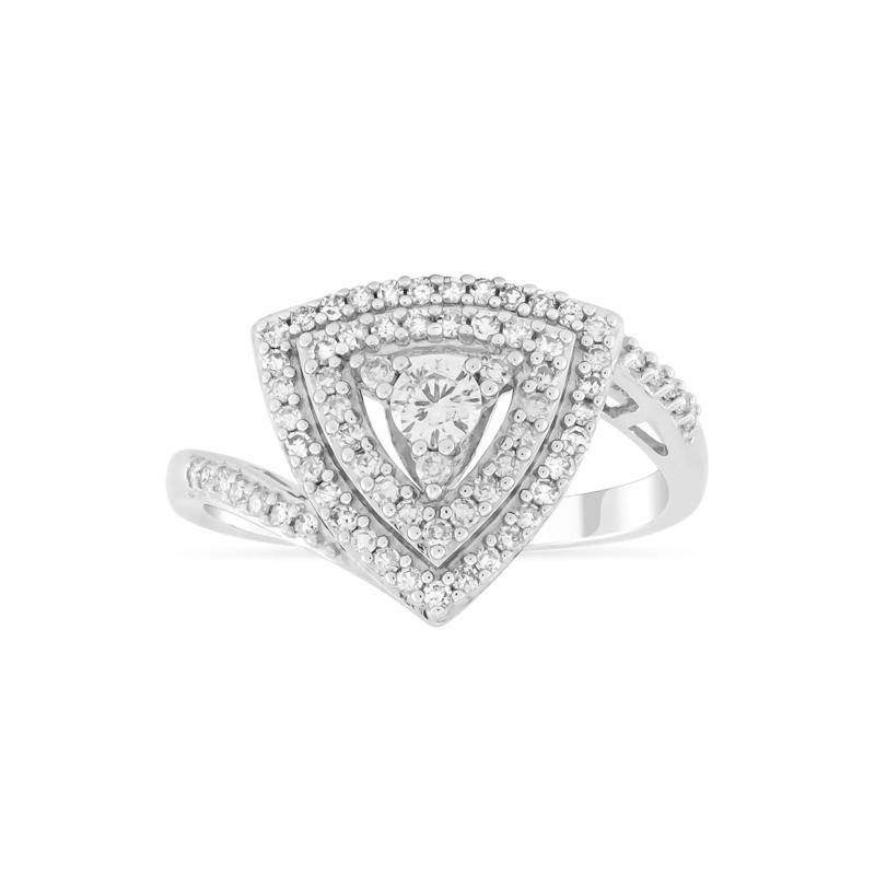 Diamond Ring in 10K White Gold (1/2 ct. tw.) – Image 1 of 3