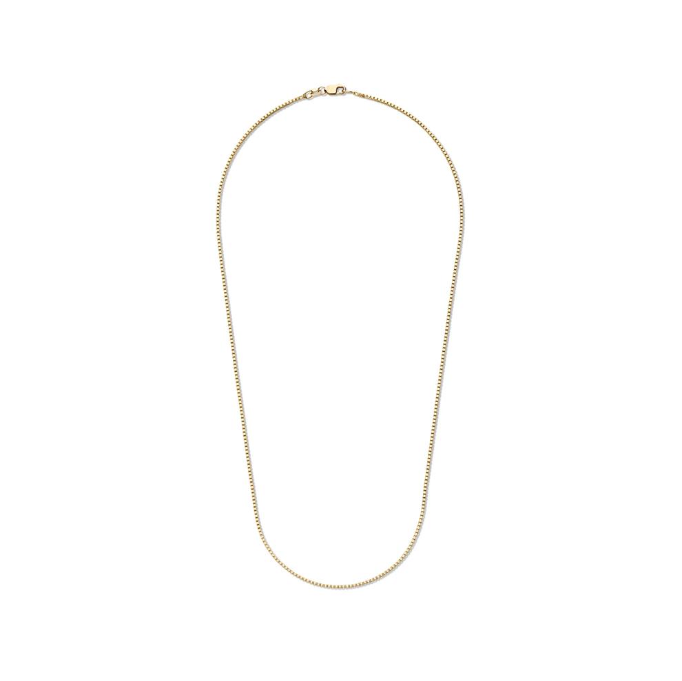 Box Chain in 14K Yellow Gold, 18" – Image 2 of 4
