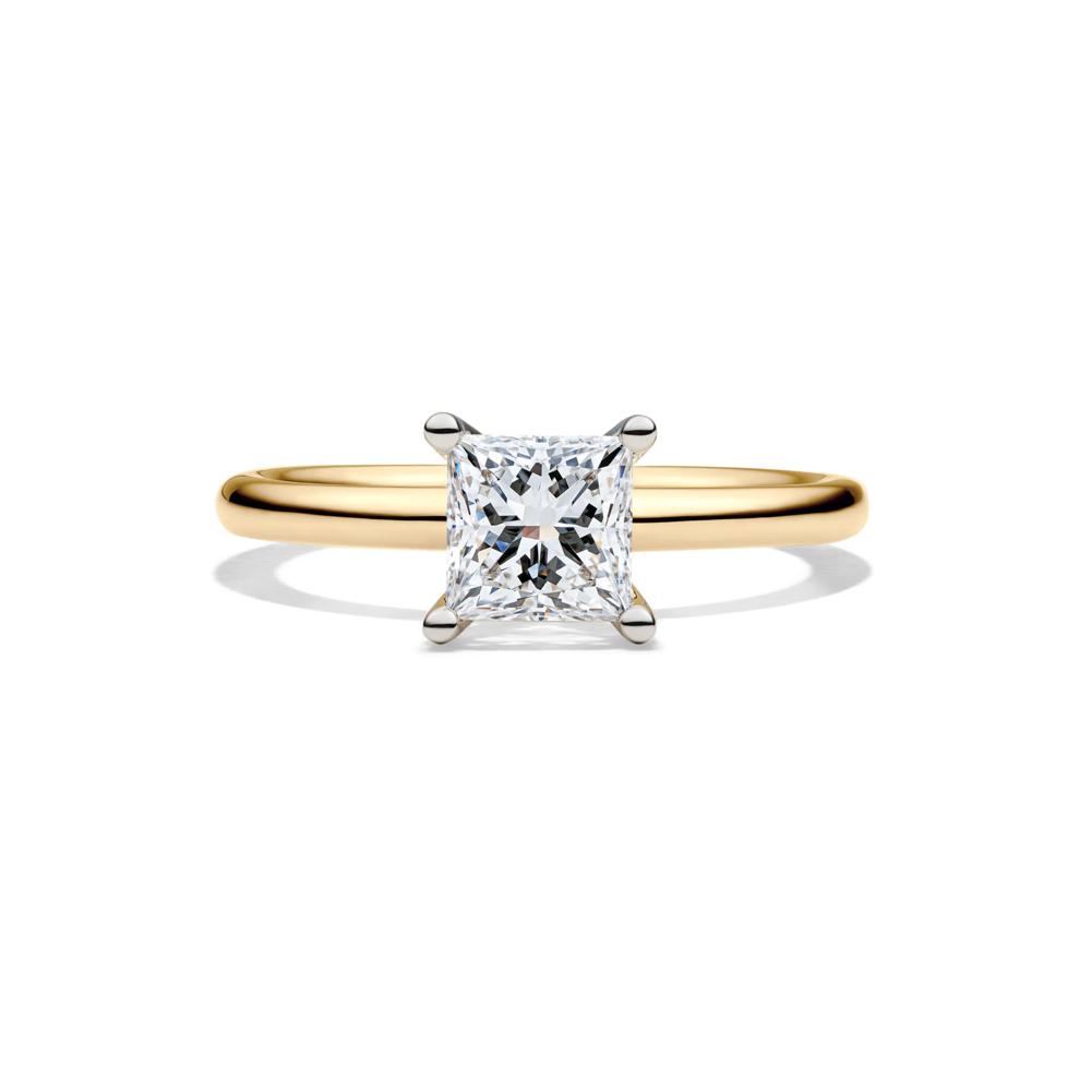 Lab Grown Diamond Princess-Cut Solitaire Engagement Ring – Image 1 of 3