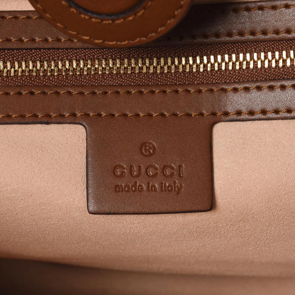 Pre-Owned Gucci Linea A Foldover Small Top Handle Tote – Image 5 of 7