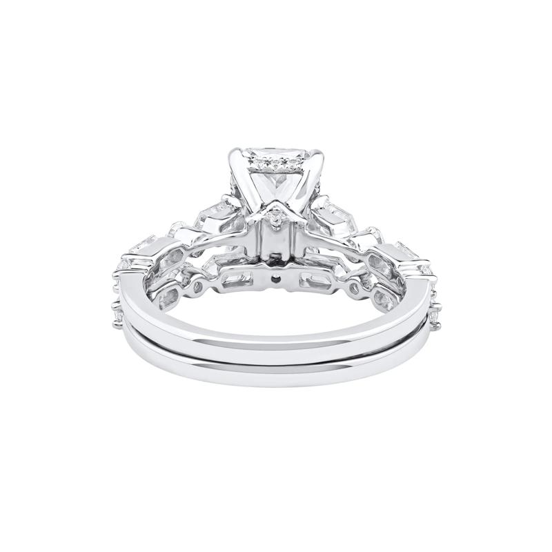 Elora Lab Grown Diamond Engagement Ring Set in 14K White Gold &#40;3 1/2 ct. tw.&#41; – Image 4 of 5