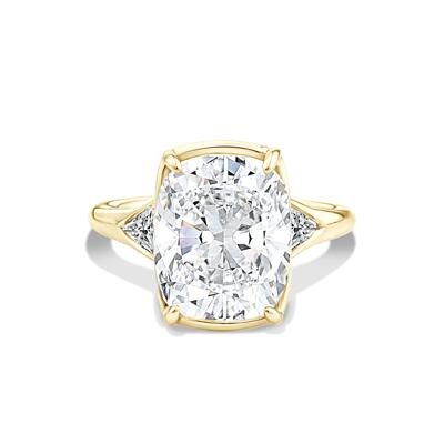 Lab Grown Diamond Engagement Ring in 14K Yellow Gold (6 1/2 ct. tw.)