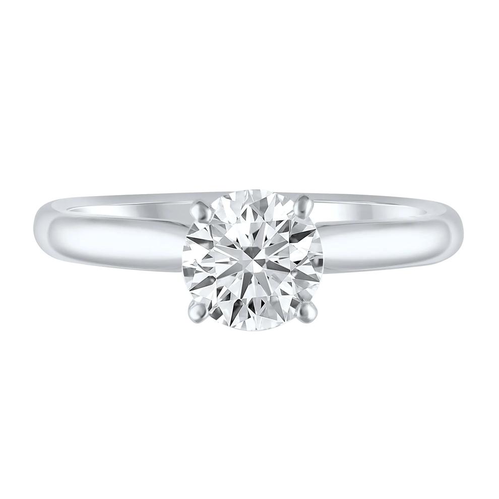Solitaire Semi-Mount Engagement Ring (Setting Only) – Image 1 of 6