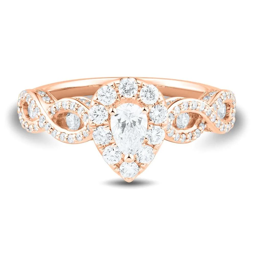 1 ct. tw. Diamond Engagement Ring in 14K Rose Gold – Image 1 of 3