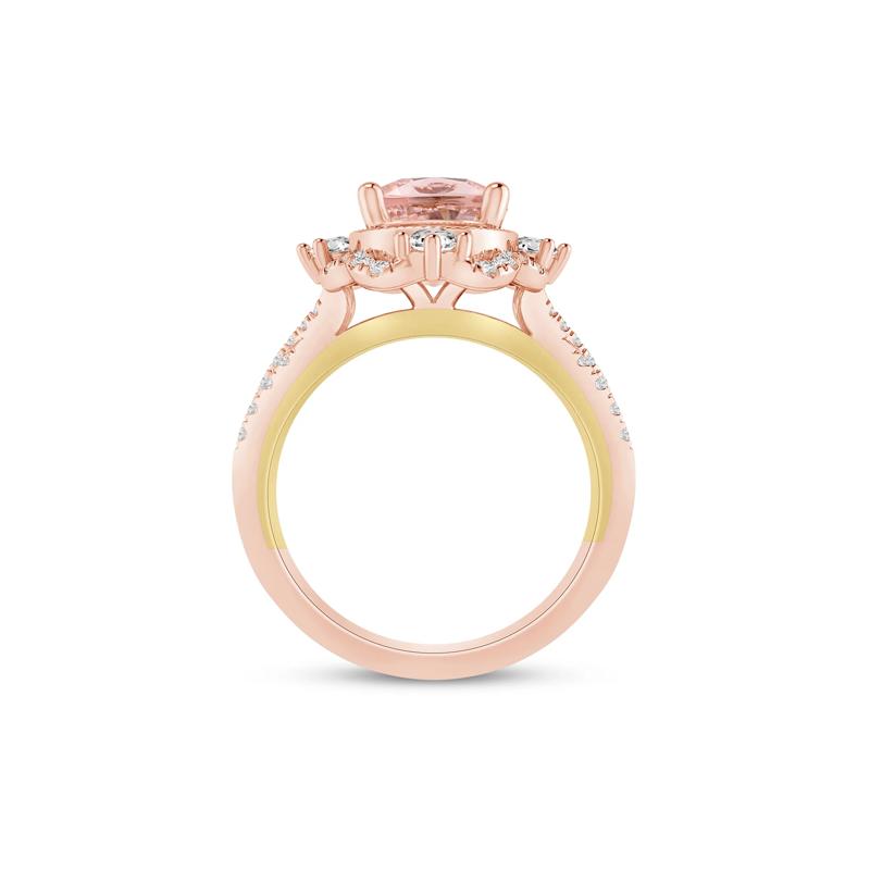 Zac Posen 1 ct. tw. Diamond Engagement Ring in 14K Rose Gold – Image 2 of 5