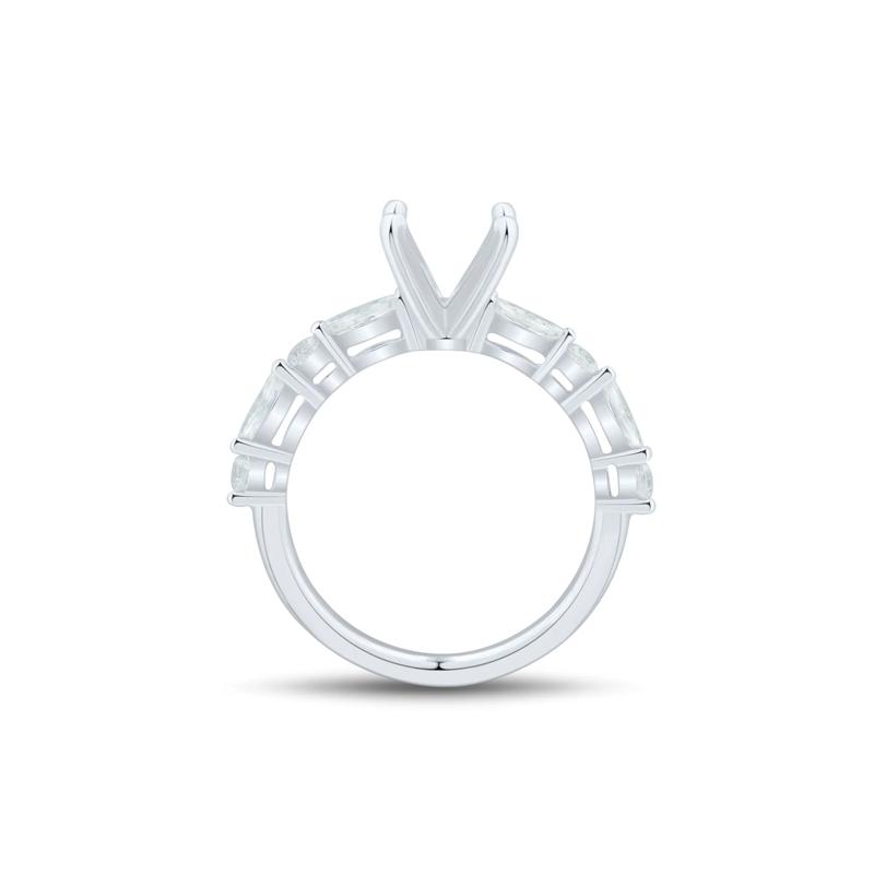 Lab Grown Diamond Semi-Mount Engagement Ring in Platinum &#40;1/2 ct. tw.&#41; – Image 4 of 6