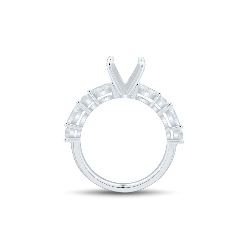 Lab Grown Diamond Semi-Mount Engagement Ring in Platinum (1/2 ct. tw.) – Image 4 of 6